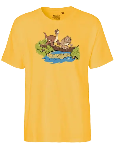 Another Time - dino, vor unserer zeit, littlefoot, mashup, film, zeichentrick - Fairtrade T-Shirt