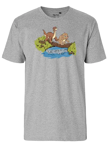 Another Time - dino, vor unserer zeit, littlefoot, mashup, film, zeichentrick - Fairtrade T-Shirt