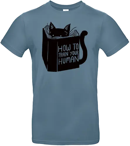 How to train your Human - cat, katze, how to train, anleitung, manual - Standard T-Shirt
