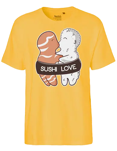 Sushi Love - sushi, essen, japan, fisch, reis, food, love, liebe, ting - Fairtrade T-Shirt