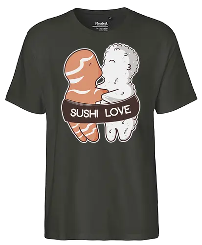 Sushi Love - sushi, essen, japan, fisch, reis, food, love, liebe, ting - Fairtrade T-Shirt