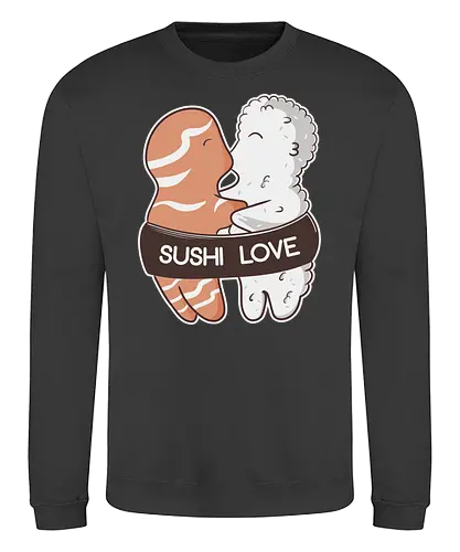 Sushi Love - sushi, essen, japan, fisch, reis, food, love, liebe, ting - Sweatshirt