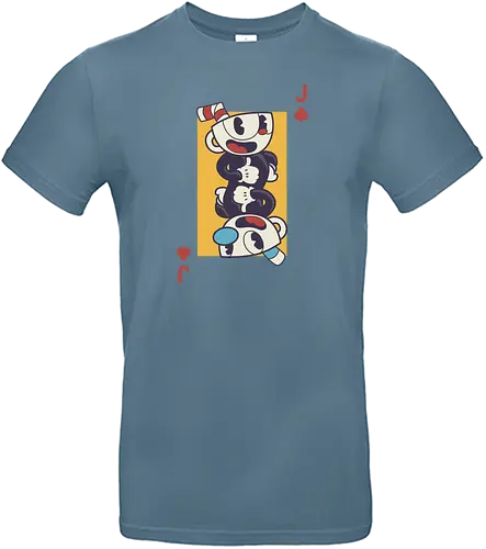 CupCard - cup, shoot em up, devil, shooter, classic shooter, videogames, indie, hd - Standard T-Shirt