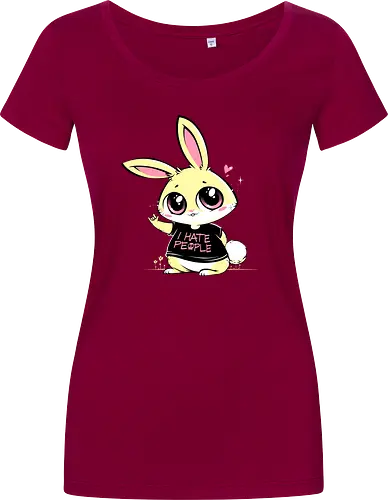 I hate People bunny