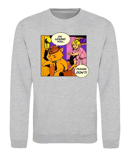 I'm Lving - gehen, popart, cat, catlady, katze, fun, funny, sad, oh no, lving - Sweatshirt