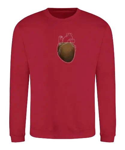 Coffee Heart - heart, anatomical heart, coffee, herz, kaffee - Sweatshirt