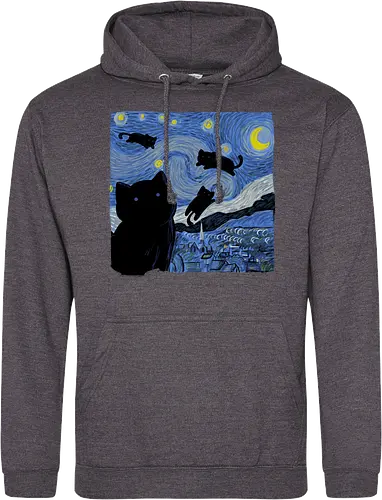 The Starry Cat Night