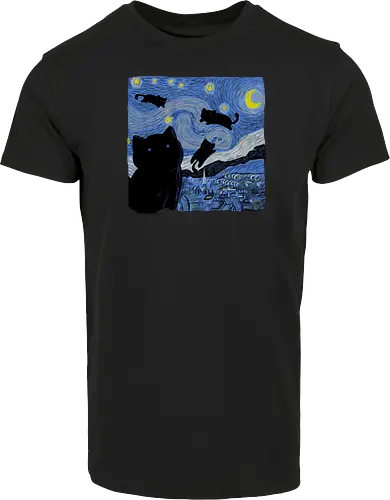 The Starry Cat Night