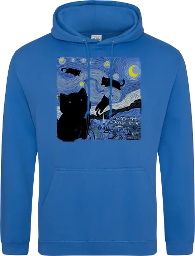The Starry Cat Night