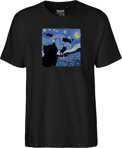 The Starry Cat Night