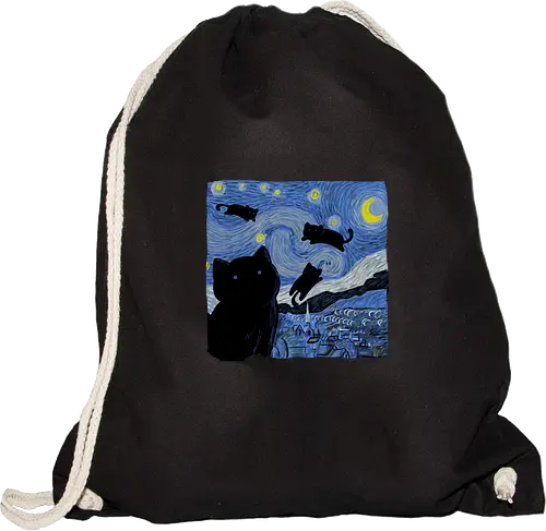 The Starry Cat Night