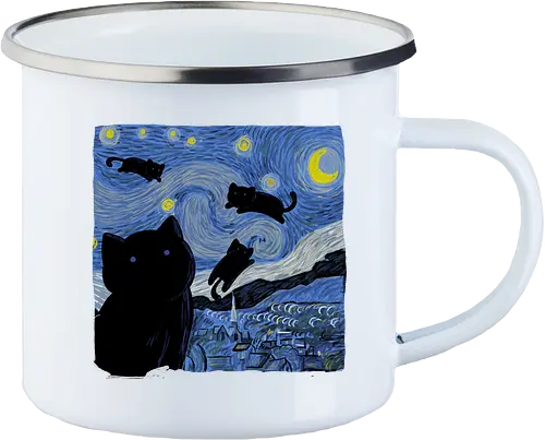 The Starry Cat Night