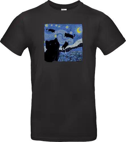 The Starry Cat Night