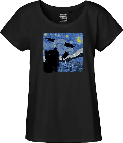The Starry Cat Night