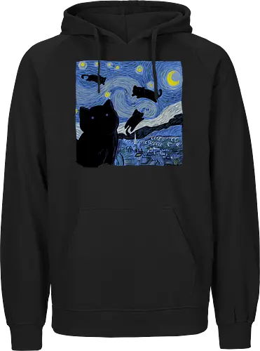 The Starry Cat Night