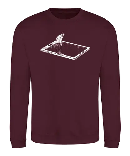 In the Verge - tablet, handy, smartphone, digital, endless, internet, go outside, offline, online - Sweatshirt