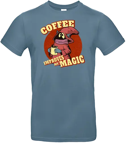 Coffee Improves my Magic - magic, kaffee, coffee, mashup - Standard T-Shirt