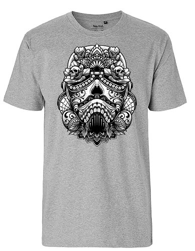 I am the Storm - Día de los Muertos, space opera, scifi, space, mask - Fairtrade T-Shirt
