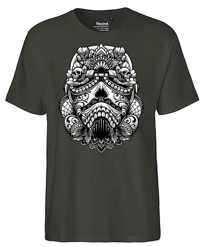 I am the Storm - Día de los Muertos, space opera, scifi, space, mask - Fairtrade T-Shirt