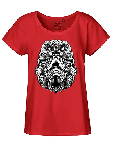 I am the Storm - Día de los Muertos, space opera, scifi, space, mask - Fairtrade Girl Shirt