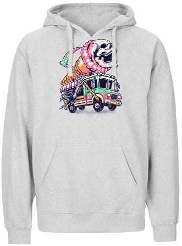 Scream for Ice Cream - sensenmann, ice, eis, summer, fun, sommer, reaper - Fairtrade Hoodie