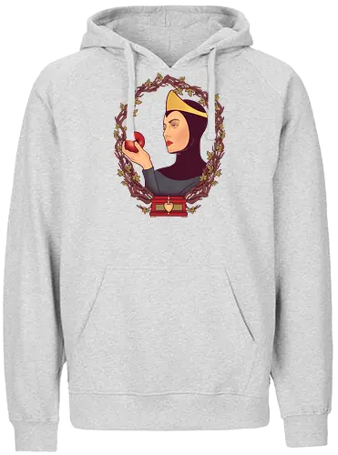 The Apple Queen - märchen, königin, hexe, apfel, Grimm - Fairtrade Hoodie