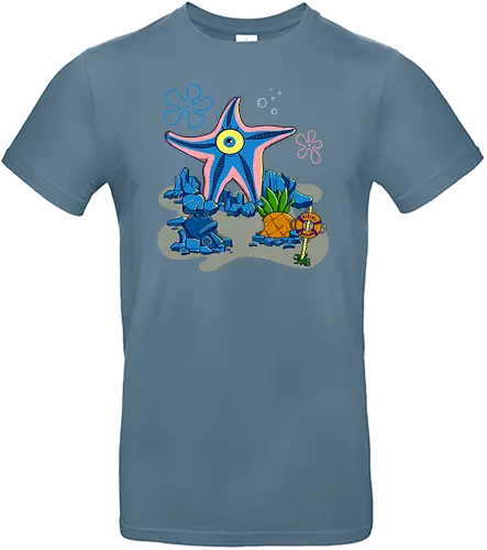 Underwater Destruction - mashup, movie, cartoon, supervillain, Bikini, Bottom, superhero, Antihero, Suicide - Standard T-Shirt