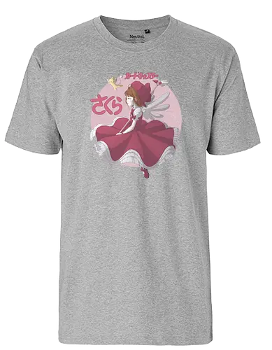 Sakura - anime, manga, card, captor, sakura, cardgame, magic, series - Fairtrade T-Shirt