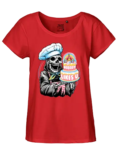 Doom Cake - sensenmann, skeleton, skelett, cake, kuchen, Torte, rper - Fairtrade Girl Shirt