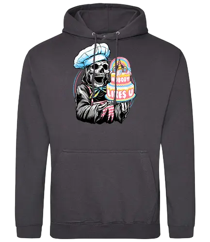 Doom Cake - sensenmann, skeleton, skelett, cake, kuchen, Torte, rper - Standard Hoodie