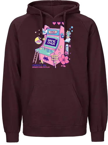 Retro Vibes - retro, gaming, retrogames, arcade - Fairtrade Hoodie