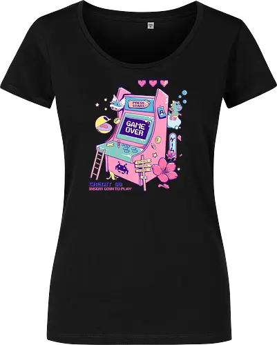 Retro Vibes - retro, gaming, retrogames, arcade - Damen T-Shirt