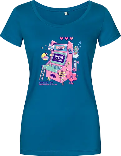 Retro Vibes - retro, gaming, retrogames, arcade - Damen T-Shirt