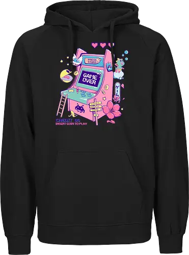 Retro Vibes - retro, gaming, retrogames, arcade - Fairtrade Hoodie