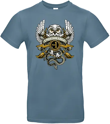 Undesirable Number 1 - witch, wizard, owl, witchcraft, magic, eule, hexe, zauberer - Standard T-Shirt