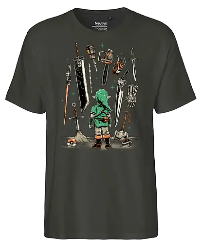Choose your destiny - hero, waffe, videogames, gaming, wpon - Fairtrade T-Shirt