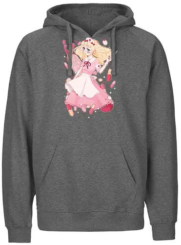 Kawaii Nurse - nurse, pflege, medizin, medicine - Fairtrade Hoodie