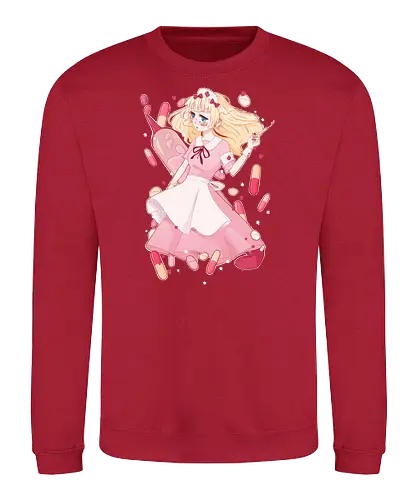 Kawaii Nurse - nurse, pflege, medizin, medicine - Sweatshirt