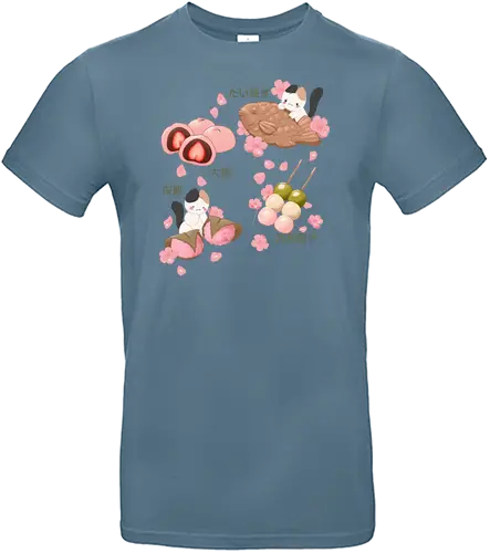 Spring Treats - japan, spring, daifuku, mochi, dango, taiyaki - Standard T-Shirt