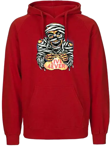 Knitt’n like a vill’n - Grandma, stricken, oma, mumie, mummy, death - Fairtrade Hoodie