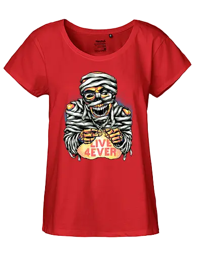 Knitt’n like a vill’n - Grandma, stricken, oma, mumie, mummy, death - Fairtrade Girl Shirt