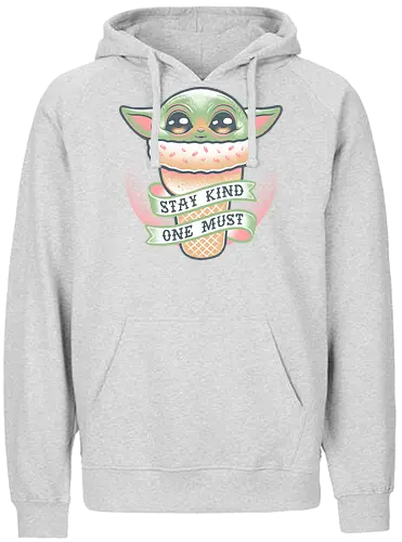 Stay kind one must - alien, baby, space opera, eis, icecrm - Fairtrade Hoodie