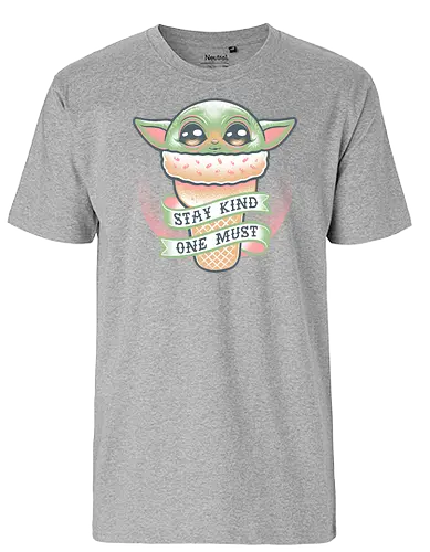 Stay kind one must - alien, baby, space opera, eis, icecrm - Fairtrade T-Shirt