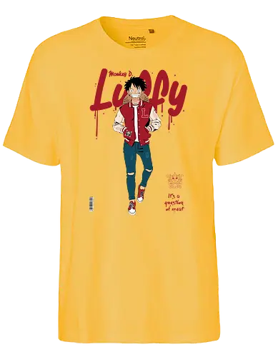 Luff Fashion - luffy, ruffy, manga, anime, pirate, piraten - Fairtrade T-Shirt