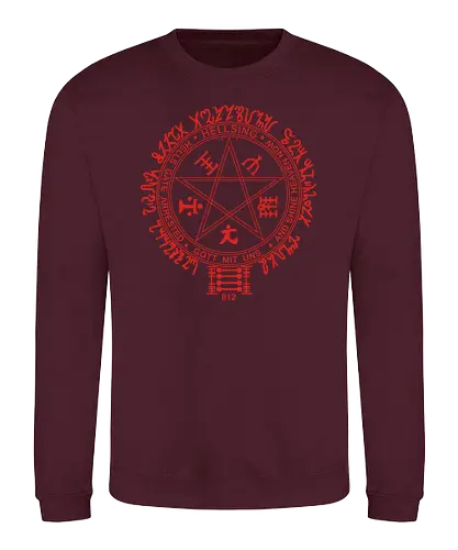 Vampire Hunters Crest - anime, hellsing, vampire, vampire slayer, manga - Sweatshirt