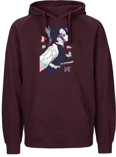 Shinobu - anime, Slayer, manga - Fairtrade Hoodie
