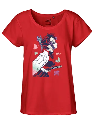 Shinobu - anime, Slayer, manga - Fairtrade Girl Shirt