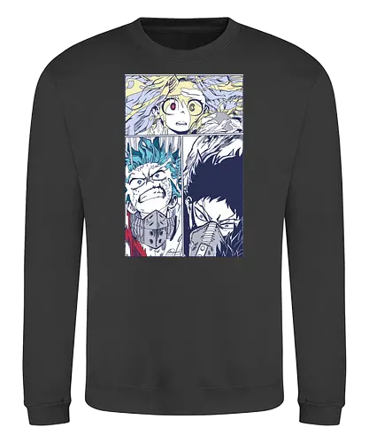 Deku - anime, manga, deku, izuku midoriya, Academia - Sweatshirt