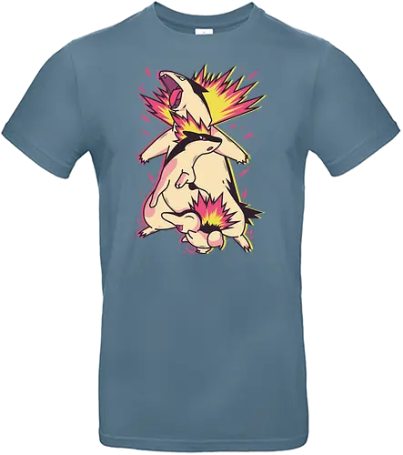 Fire Type - gaming, anime, pocket, monster, fire - Standard T-Shirt