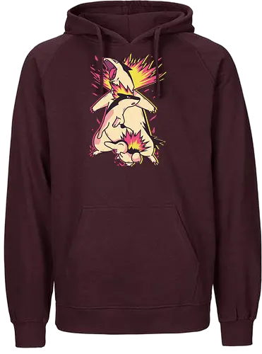 Fire Type - gaming, anime, pocket, monster, fire - Fairtrade Hoodie